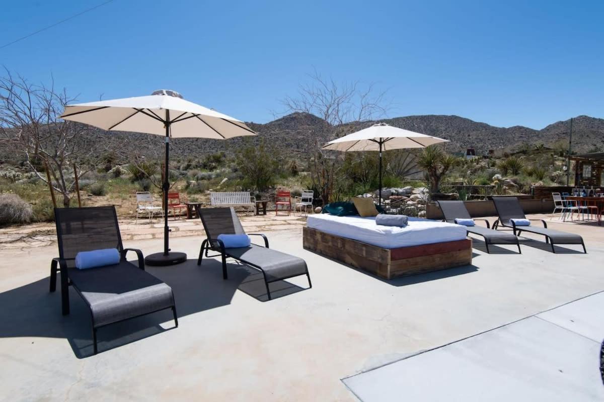Renovated Lodge - Room 1 With Pool Access Joshua Tree Exteriör bild
